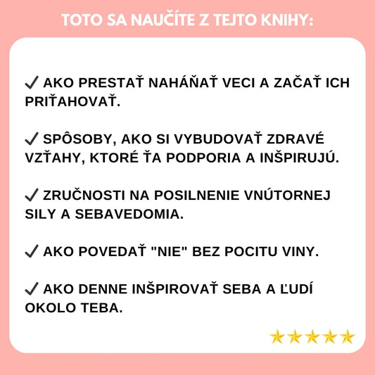 Staň sa magnetom na úspech a lásku: Objav svoju vnútornú silu + 3 BONUSY