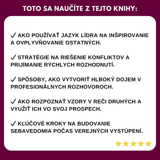 Hovor ako líder, mysli ako génius: Komunikuj múdrejšie, rýchlejšie a efektívnejšie + BONUSY